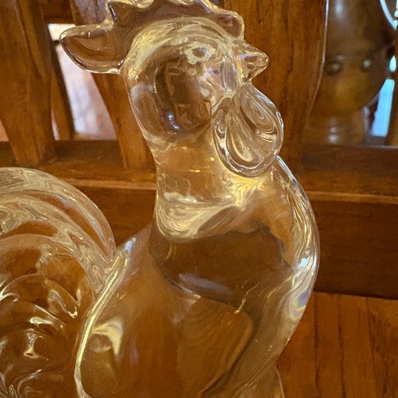Baccarat France Crystal Rooster Figurine – 4” Zodiac Animal – Clear Signed - Picture 7 of 12